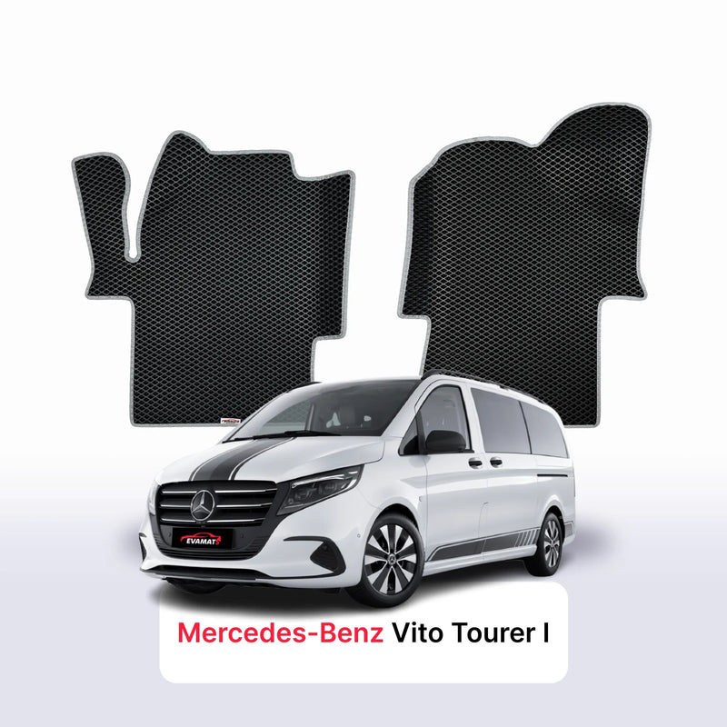 Tappetini 3D EVA per Mercedes-Benz Vito Tourer 1 gen 2014-2025 anni MINIBUS