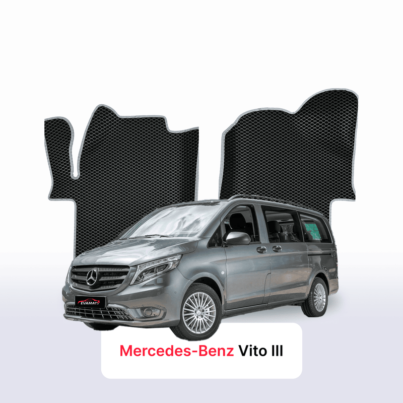 Tappetini 3D EVA per Mercedes-Benz Vito 3 gen (W447) 2014-2027 anni MINIBUS