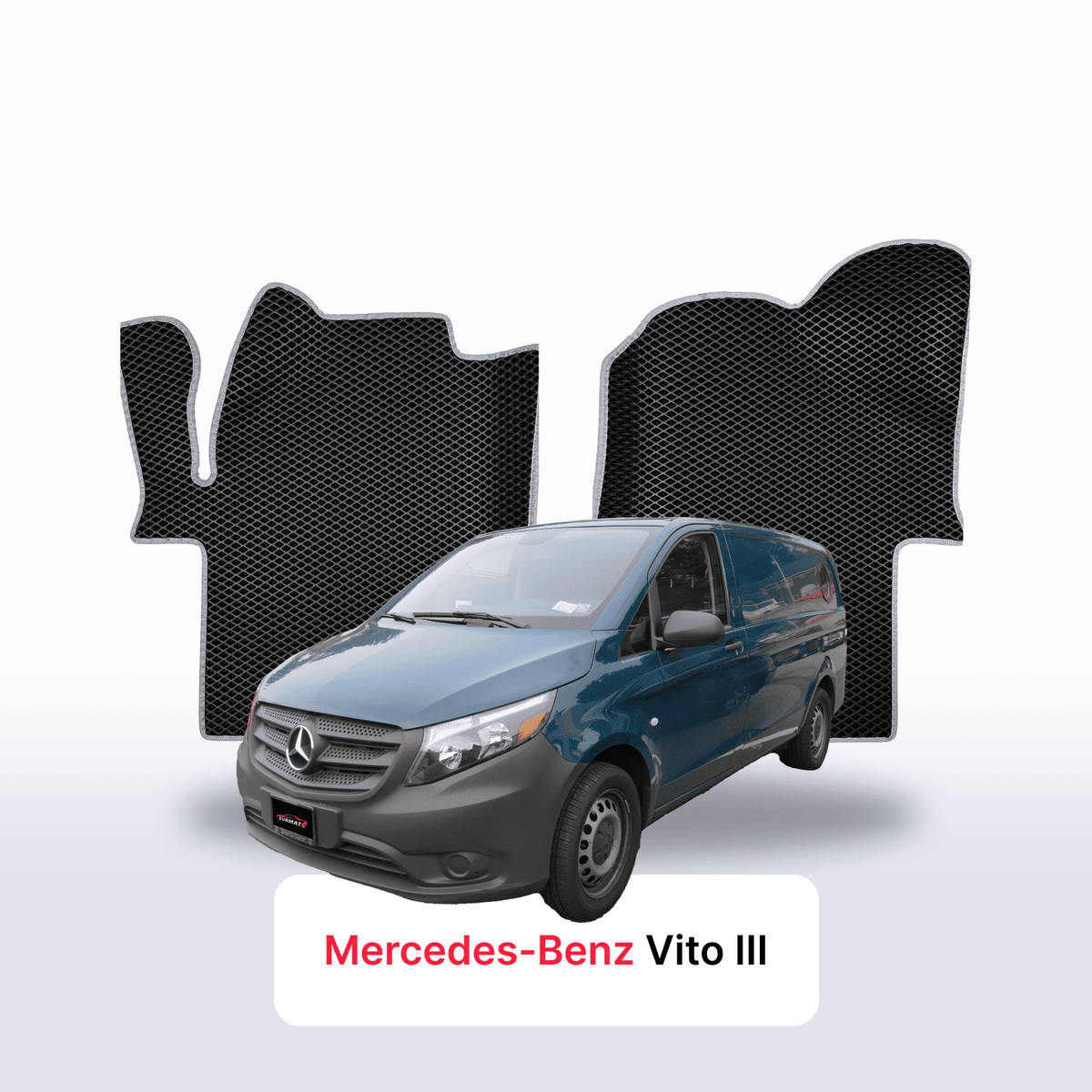 Tappetini 3D EVA per Mercedes-Benz Vito 3 gen (W447) 2014-2027 anni FURGONE