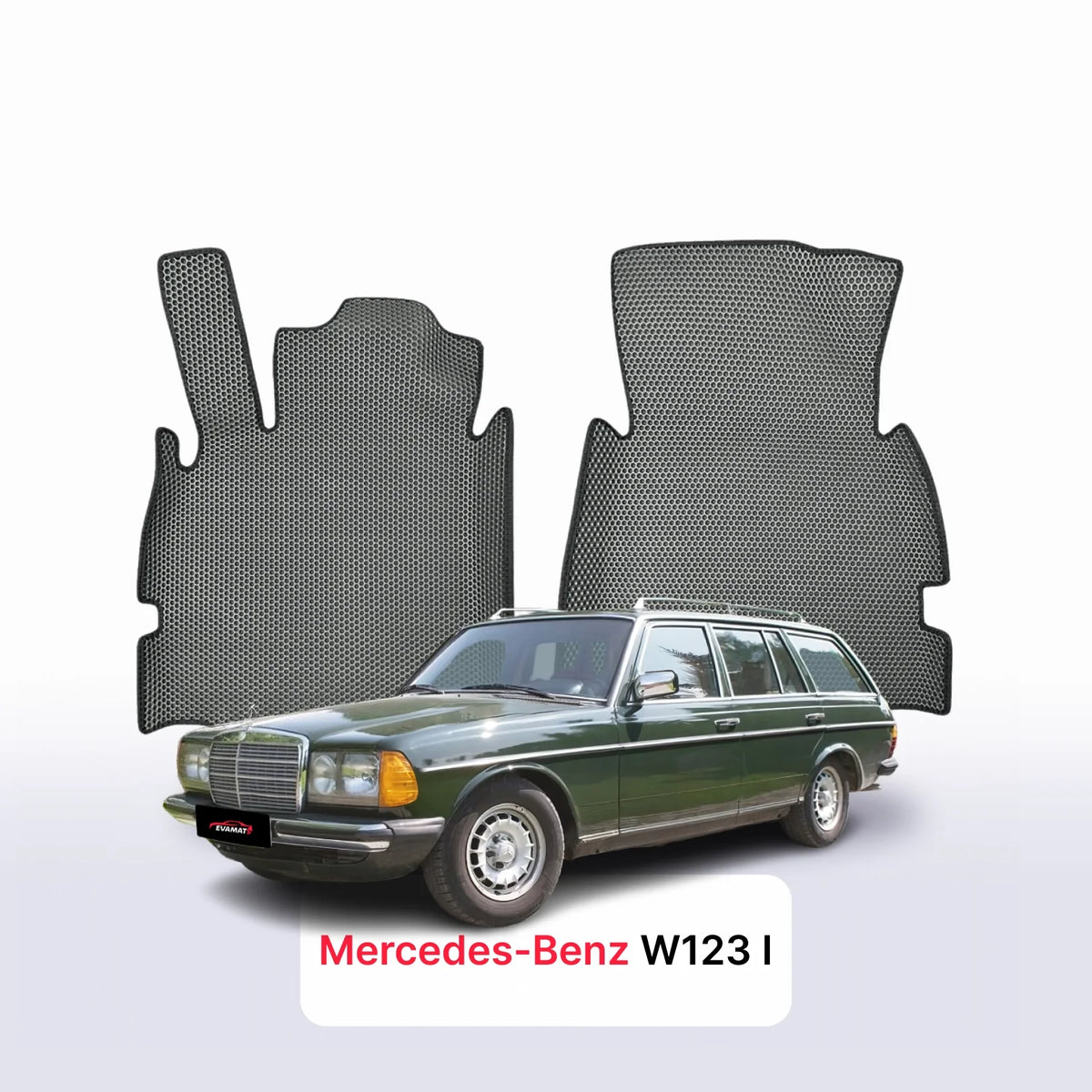 Tappetini 3D EVA per Mercedes-Benz W123 1 gen 1975-1986 anni STATION WAGON