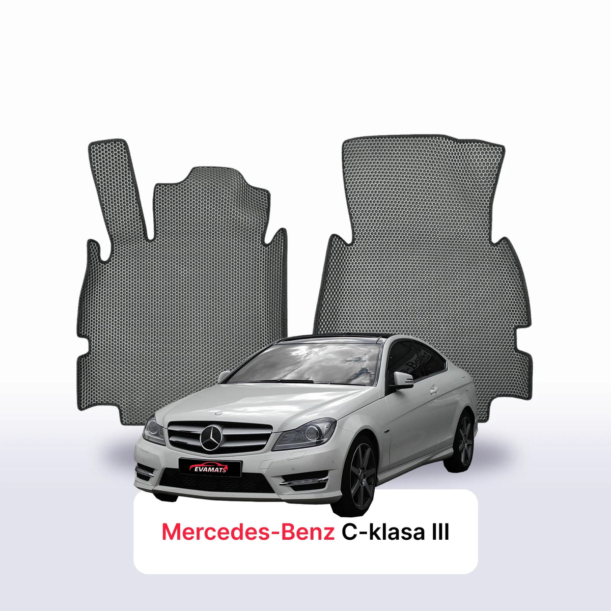 Tappetini 3D EVA per Mercedes-Benz Classe C 3 gen (C204) 2006-2015 anni COUPÉ