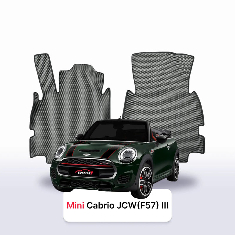 Tappetini 3D EVA per Mini Cabrio(F57) JCW 3 gen 2015-2024 anni CABRIO