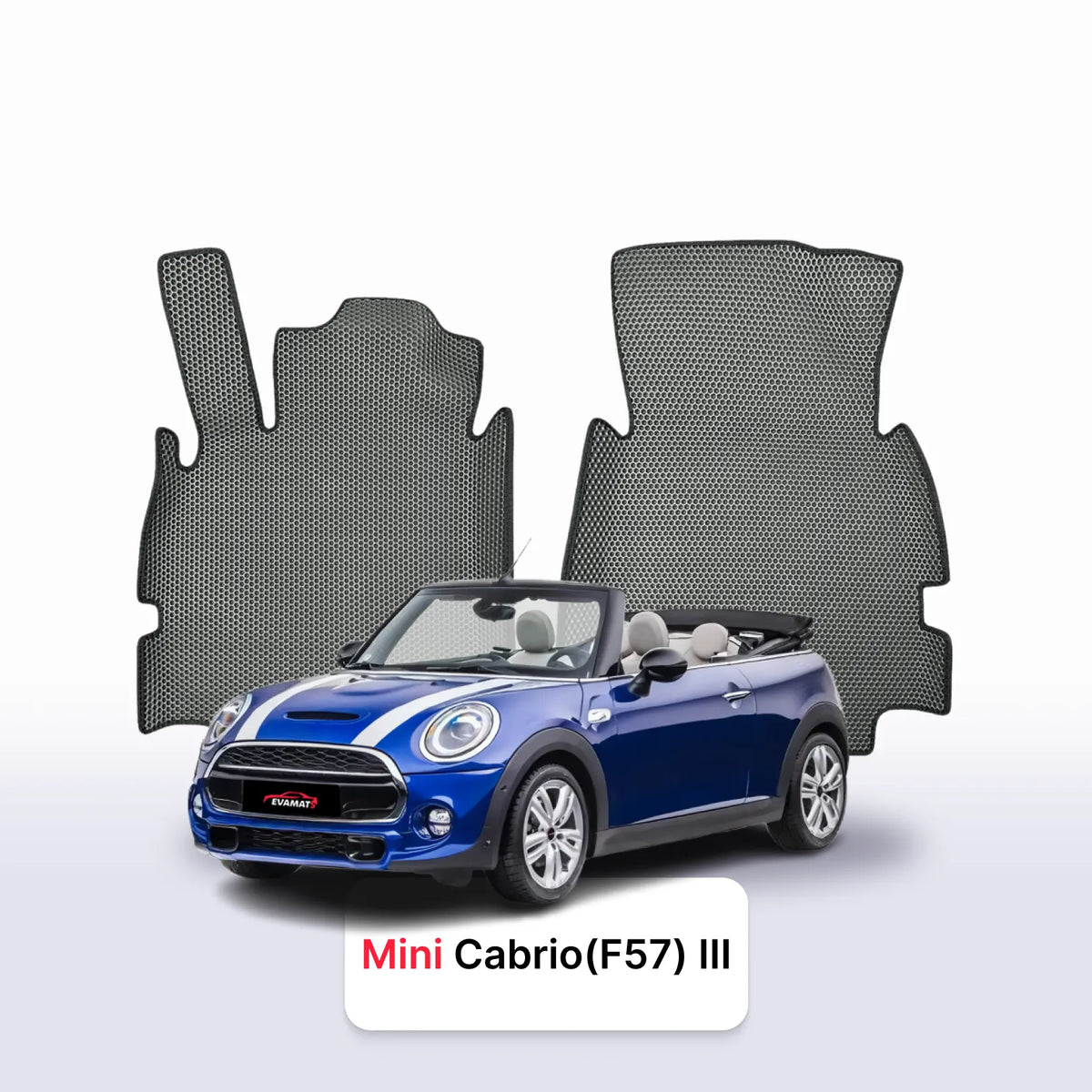 Tappetini 3D EVA per Mini Cabrio(F57) 3 gen 2010-2024 anni CABRIO