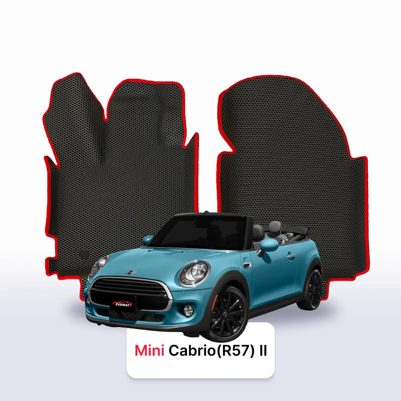 Tappetini 3D EVA per Mini Cabrio(R57) 2 gen 2009-2015 anni CABRIO