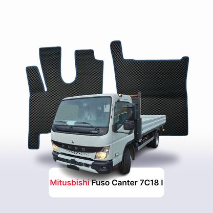 Tappetini 3D EVA per Mitsubishi Fuso Canter 7C18 1 gen 2010-2020 anni CAMION