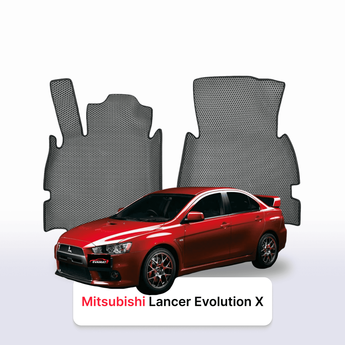 Tappetini 3D EVA per Mitsubishi Lancer Evolution 10 gen 2007-2016 anni BERLINA