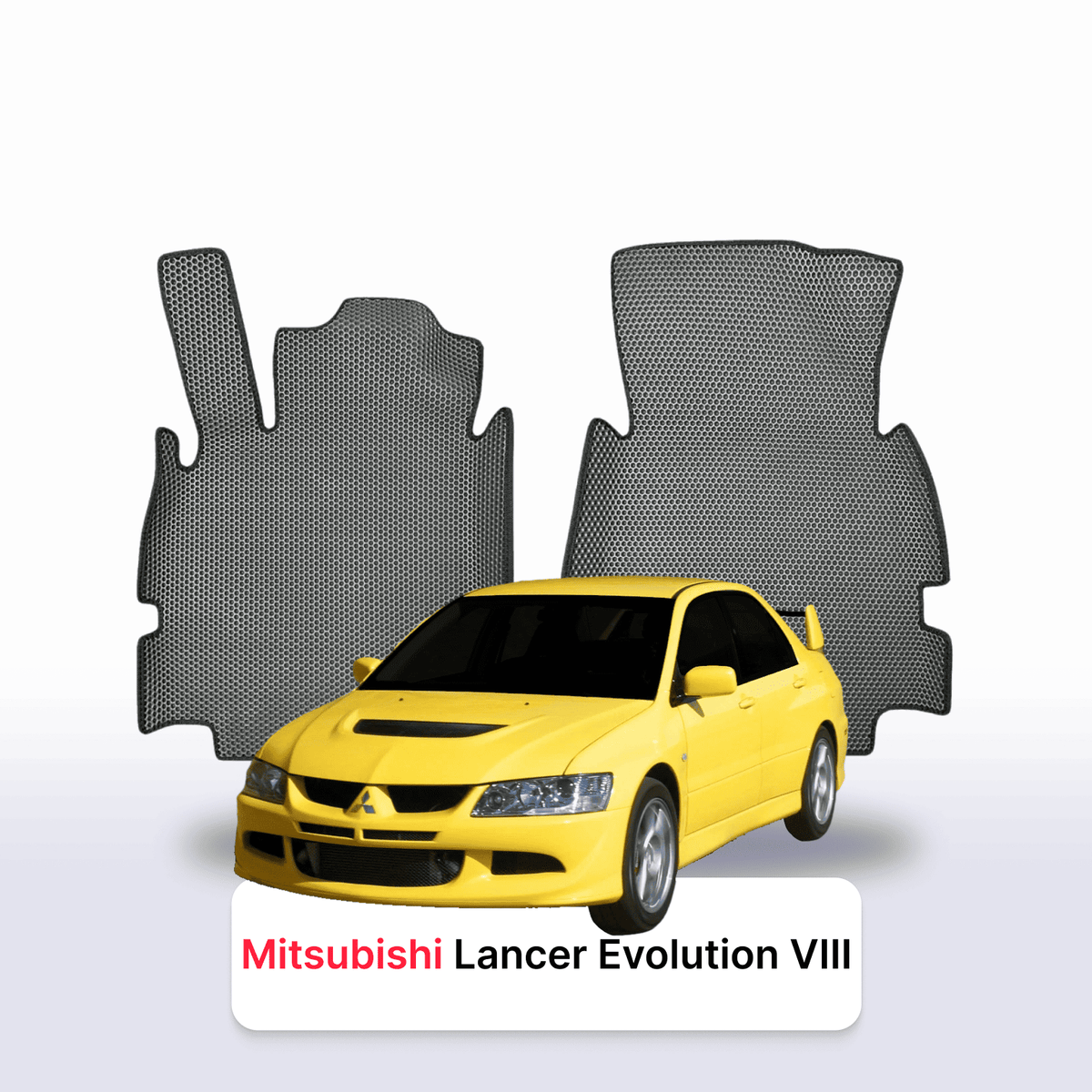 Tappetini 3D EVA per Mitsubishi Lancer Evolution 8 gen 2003-2005 anni BERLINA