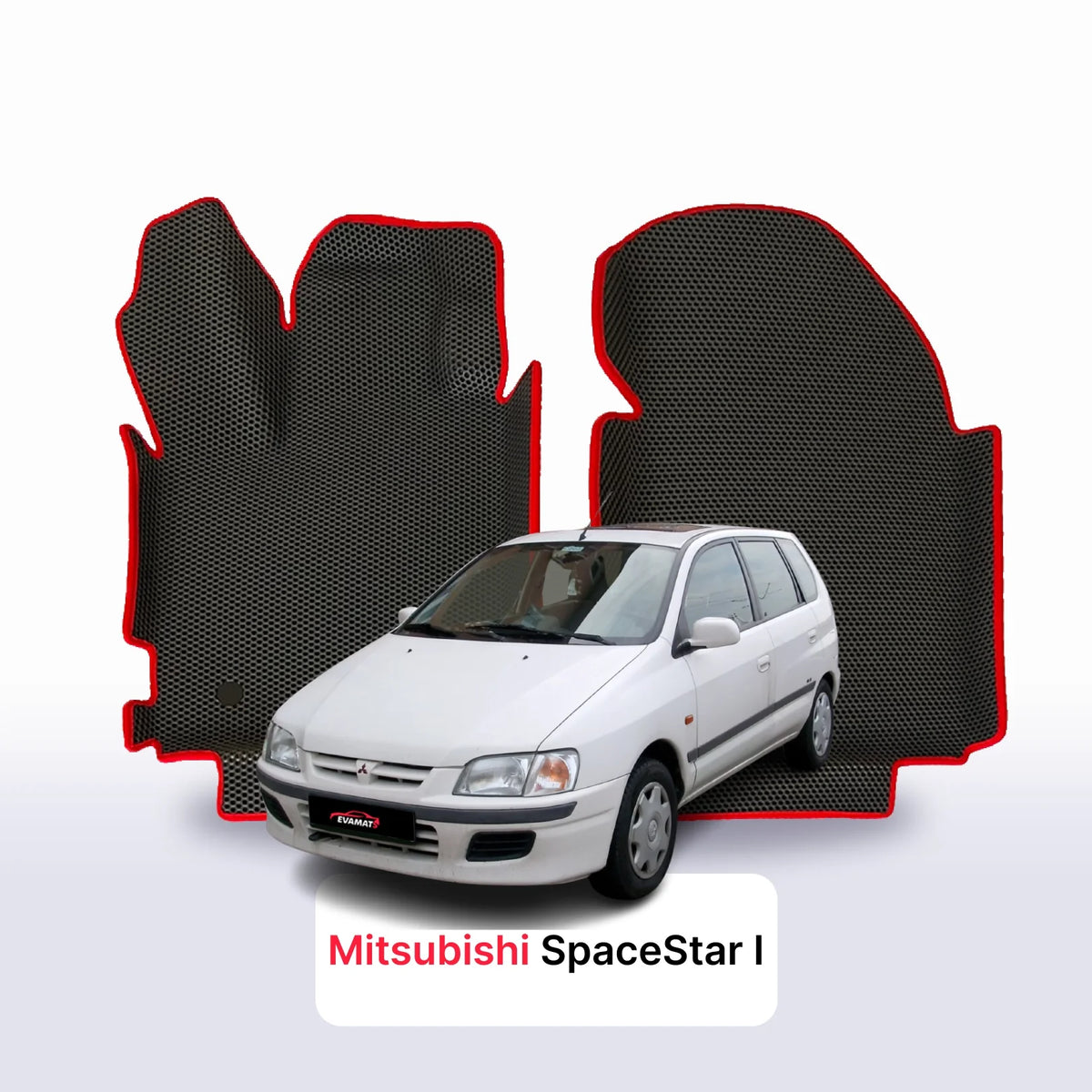 Tappetini 3D EVA per Mitsubishi Space Star 1 gen 1995-2005 anni MONOVOLUME