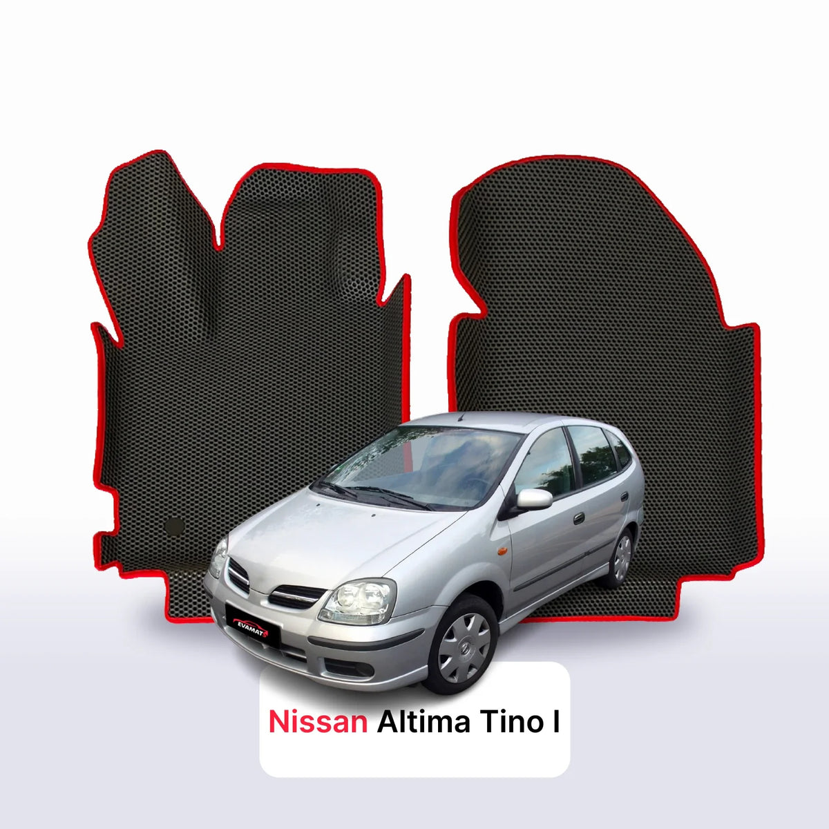 Tappetini 3D EVA per Nissan Almera Tino I gen 2000-2006 anni MONOVOLUME