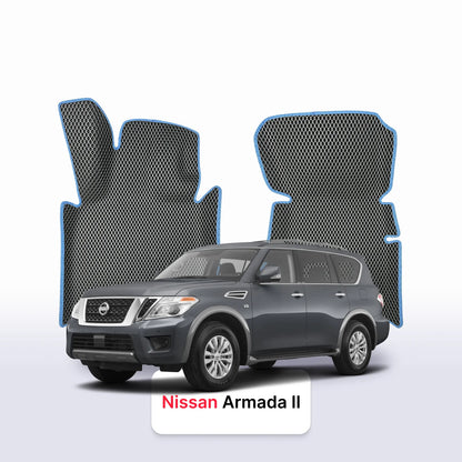 Tappetini 3D EVA per Nissan Armada II gen 2017-2024 anni SUV