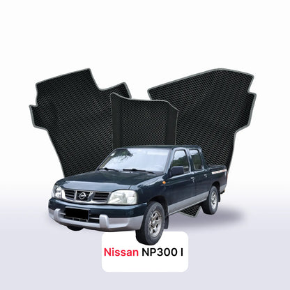 Tappetini 3D EVA per Nissan NP300 I gen 2008-2015 anni PICK-UP DOPPIA CABINA