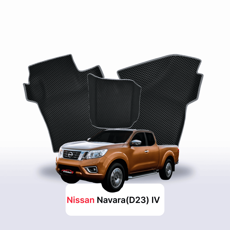Tappetini 3D EVA per Nissan Navara (D23)(Frontier) IV gen 2014-2026 anni PICK-UP CABINA E MEZZA