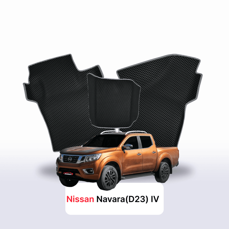 Tappetini 3D EVA per Nissan Navara (D23)(Frontier) IV gen 2014-2026 anni PICK-UP DOPPIA CABINA