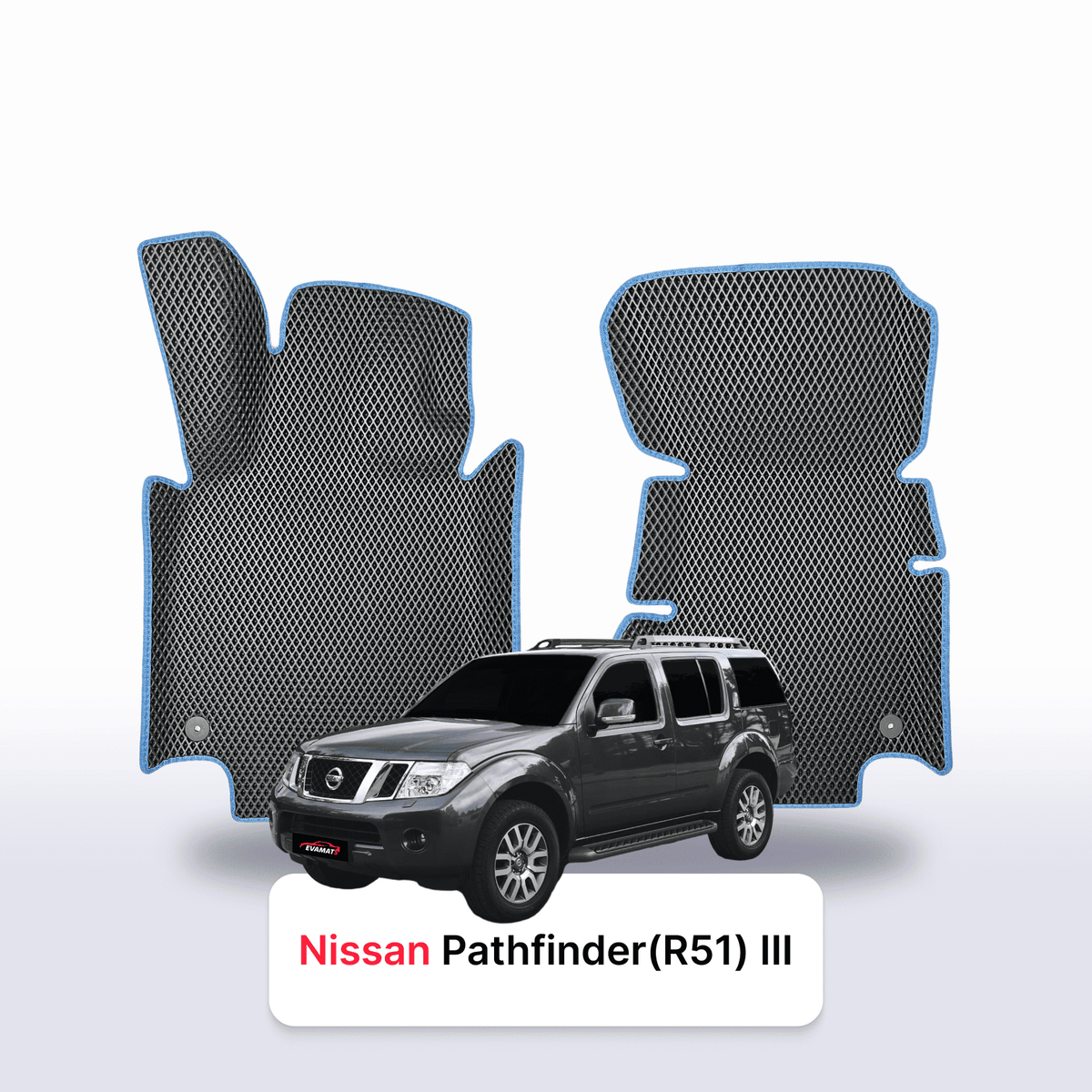 Tappetini 3D EVA per Nissan Pathfinder(R51) III gen 2004-2014 anni SUV