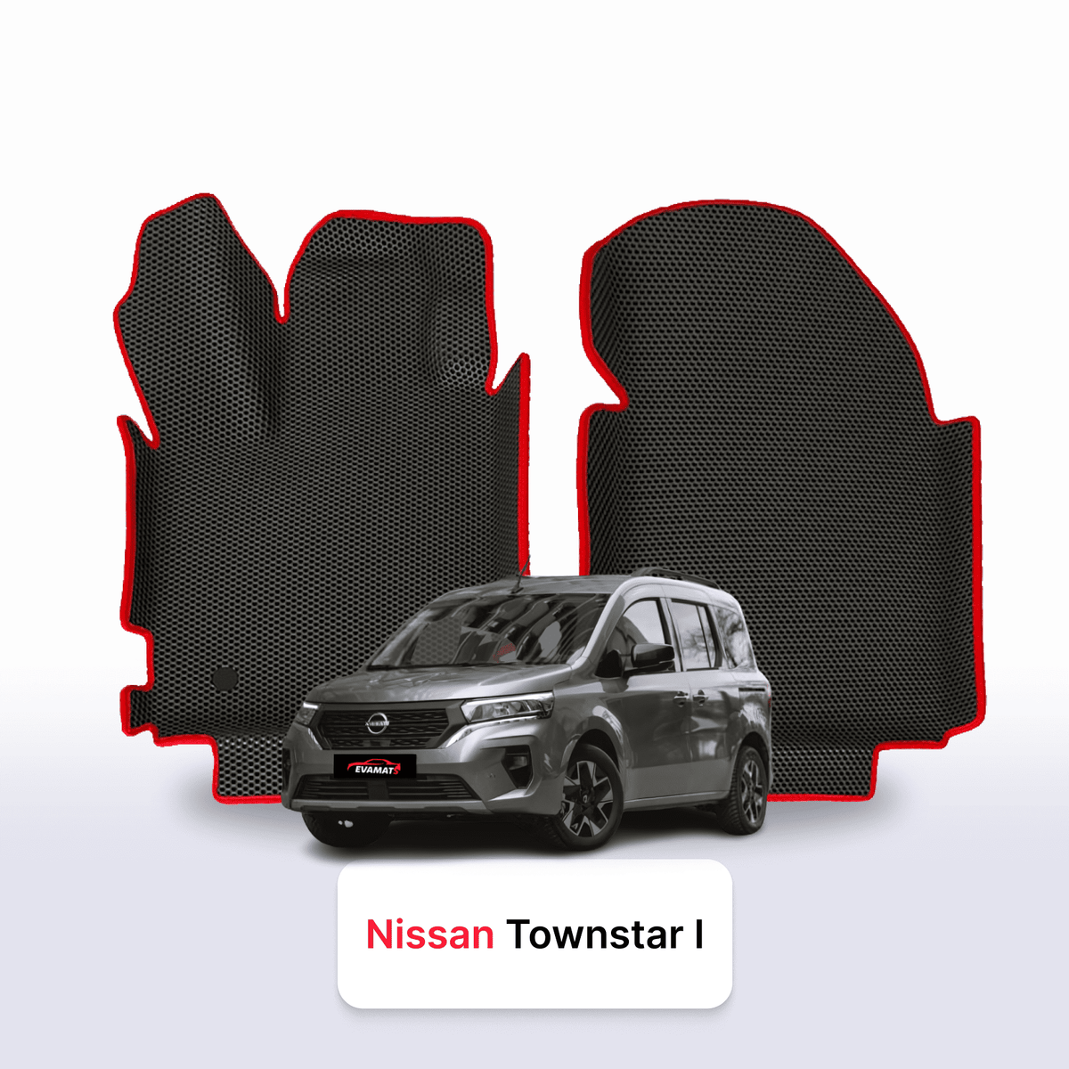 Tappetini 3D EVA per Nissan Townstar I gen 2021-2028 anni MONOVOLUME