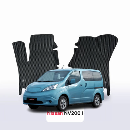Tappetini 3D EVA per Nissan e-NV200 I gen 2014-2021 anni MONOVOLUME