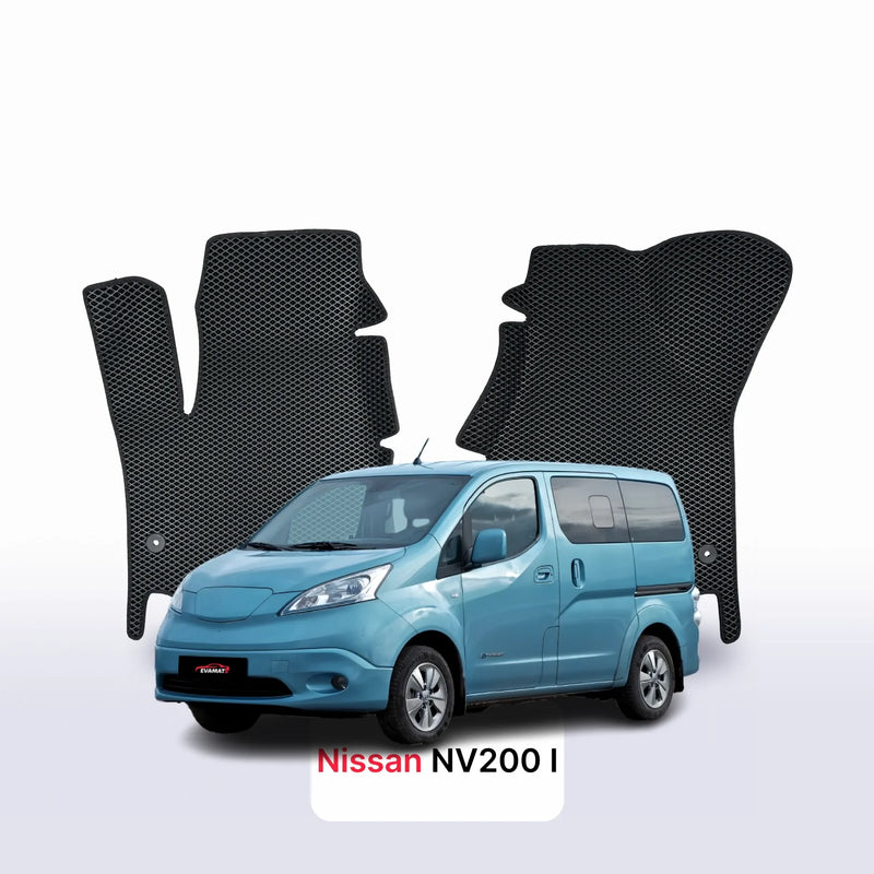 Tappetini 3D EVA per Nissan e-NV200 I gen 2014-2021 anni MONOVOLUME