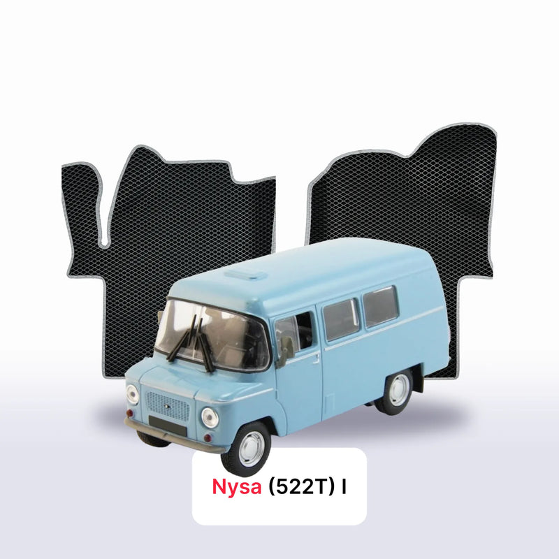 Tappetini 3D EVA per Nysa(522T) 1 gen 1959-1994 anni FURGONE