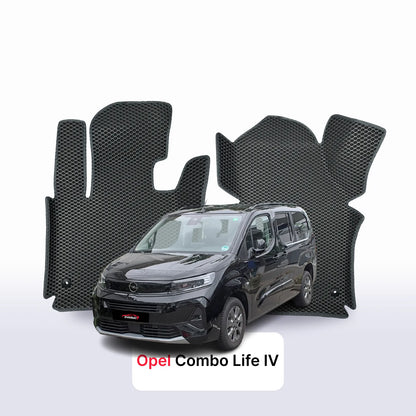 Tappetini 3D EVA per Opel Combo Life 4 gen 2018-2027 anni MONOVOLUME