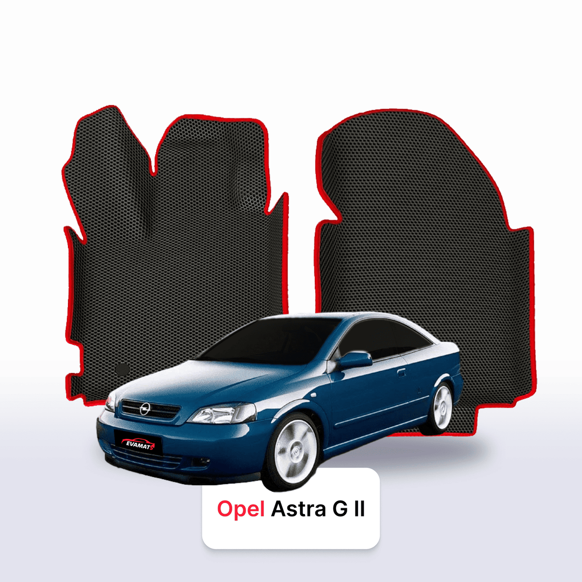 Tappetini 3D EVA per Opel Astra G 2 gen 1998-2009 anni COUPÉ