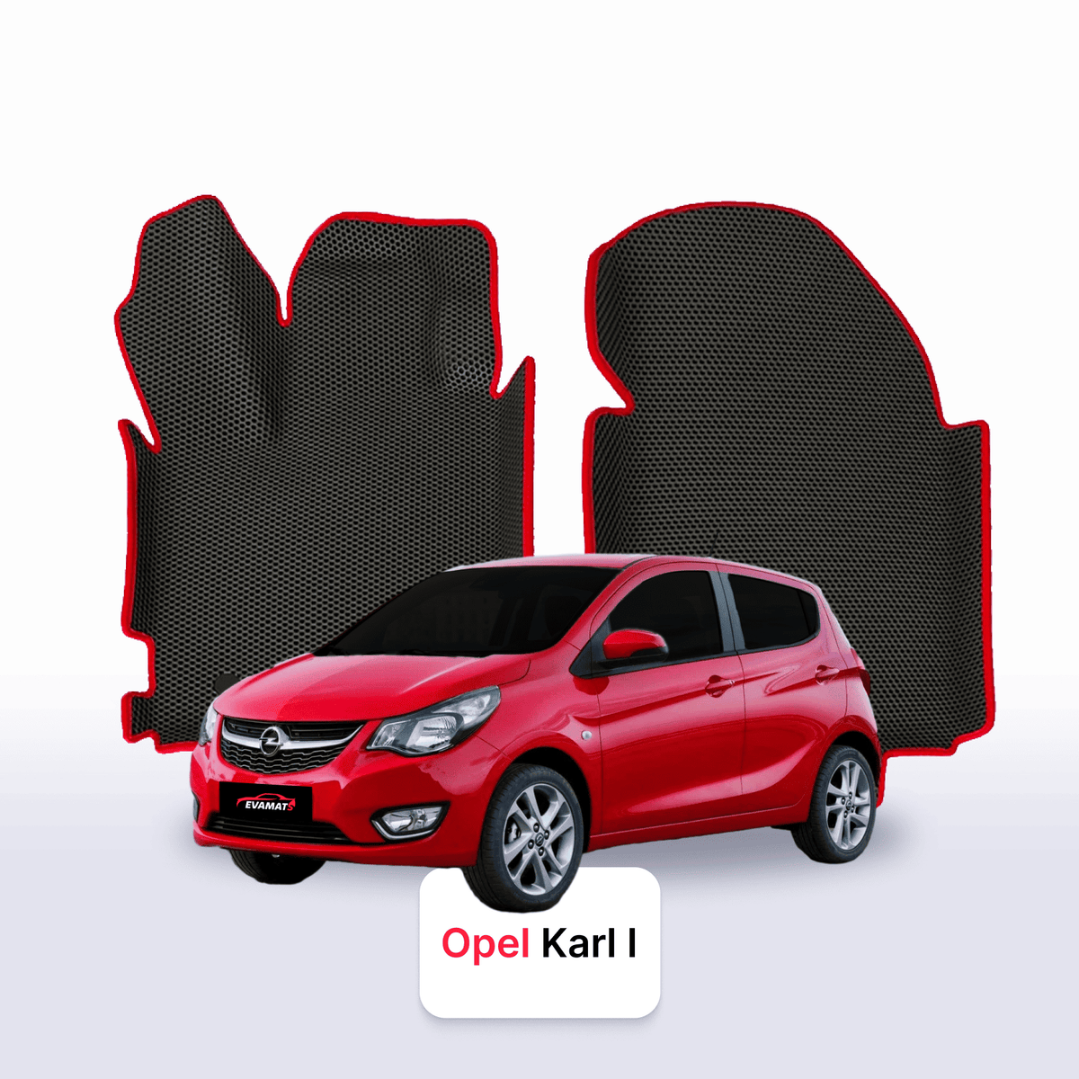 Tappetini 3D EVA per Opel Karl 1 gen 2014-2019 anni HATCHBACK 5 porte
