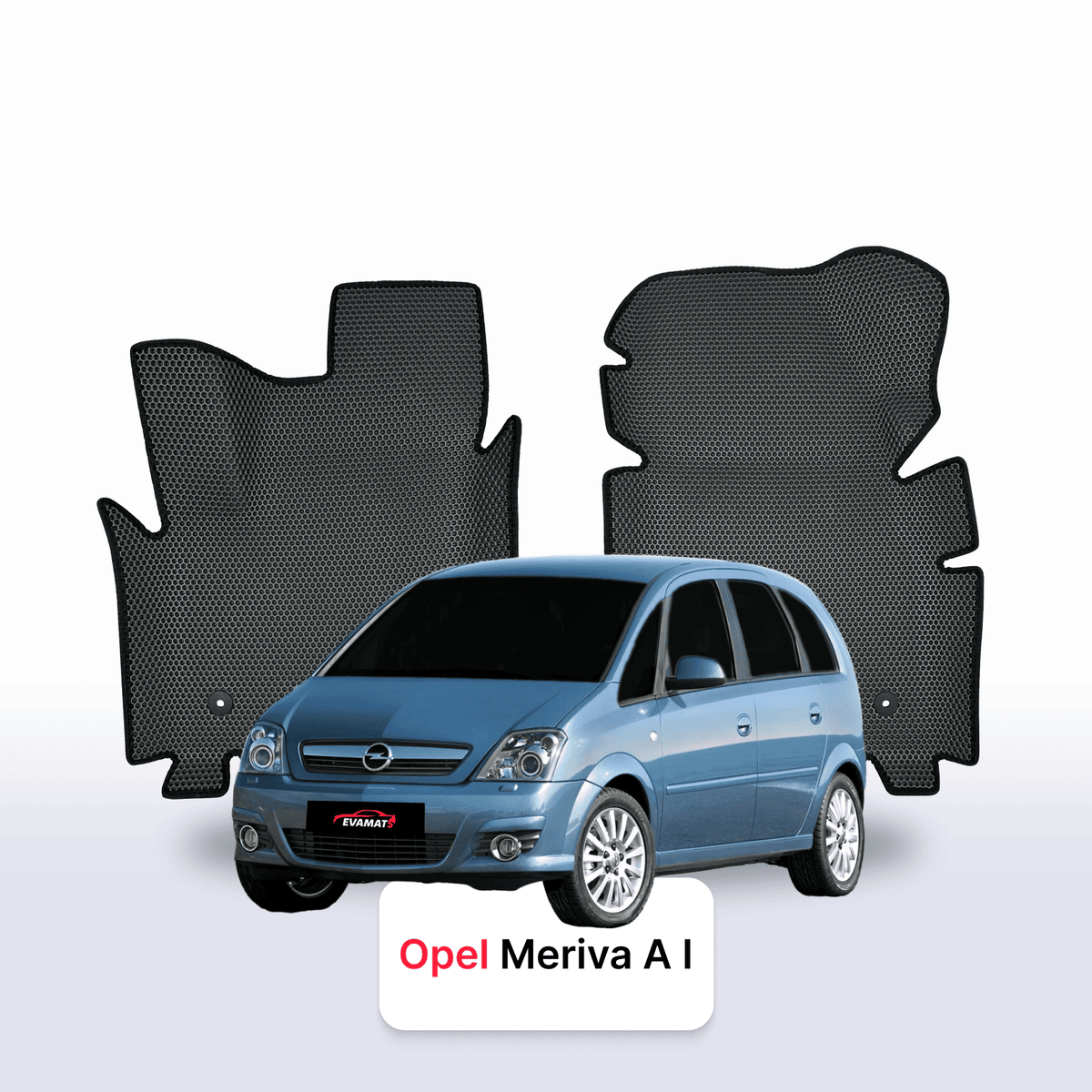 Tappetini 3D EVA per Opel Meriva A 1 gen 2003-2010 anni MONOVOLUME