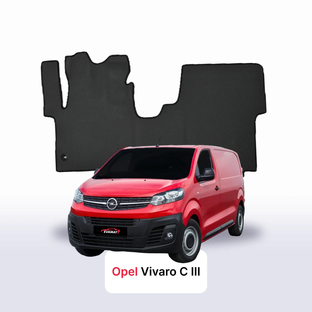 Tappetini 3D EVA per Opel Vivaro C 3 gen 2019-2028 anni FURGONE