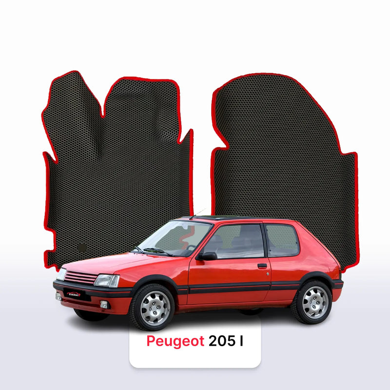 Tappetini 3D EVA per Peugeot 205 1 gen 1983-1998 anni HATCHBACK 3 porte