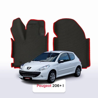 Tappetini 3D EVA per Peugeot 206+ 1 gen 2009-2012 anni HATCHBACK 5 porte