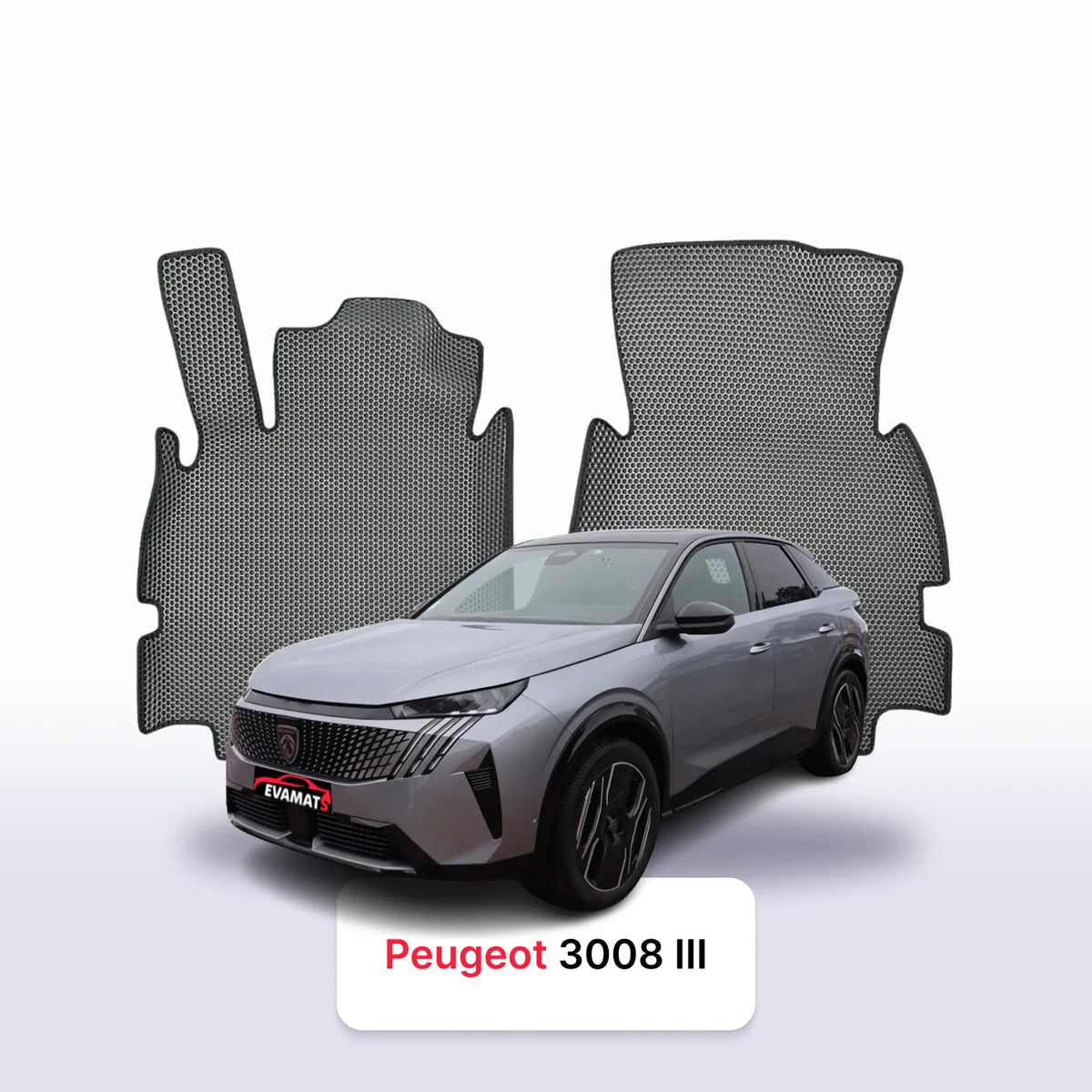 Tappetini 3D EVA per Peugeot 3008 3 gen 2024-2028 anni SUV