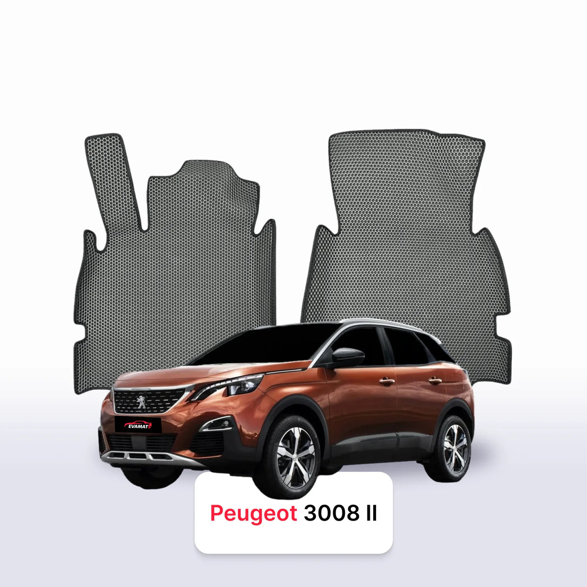 Tappetini 3D EVA per Peugeot 3008(AT) 2 gen 2016-2024 anni SUV