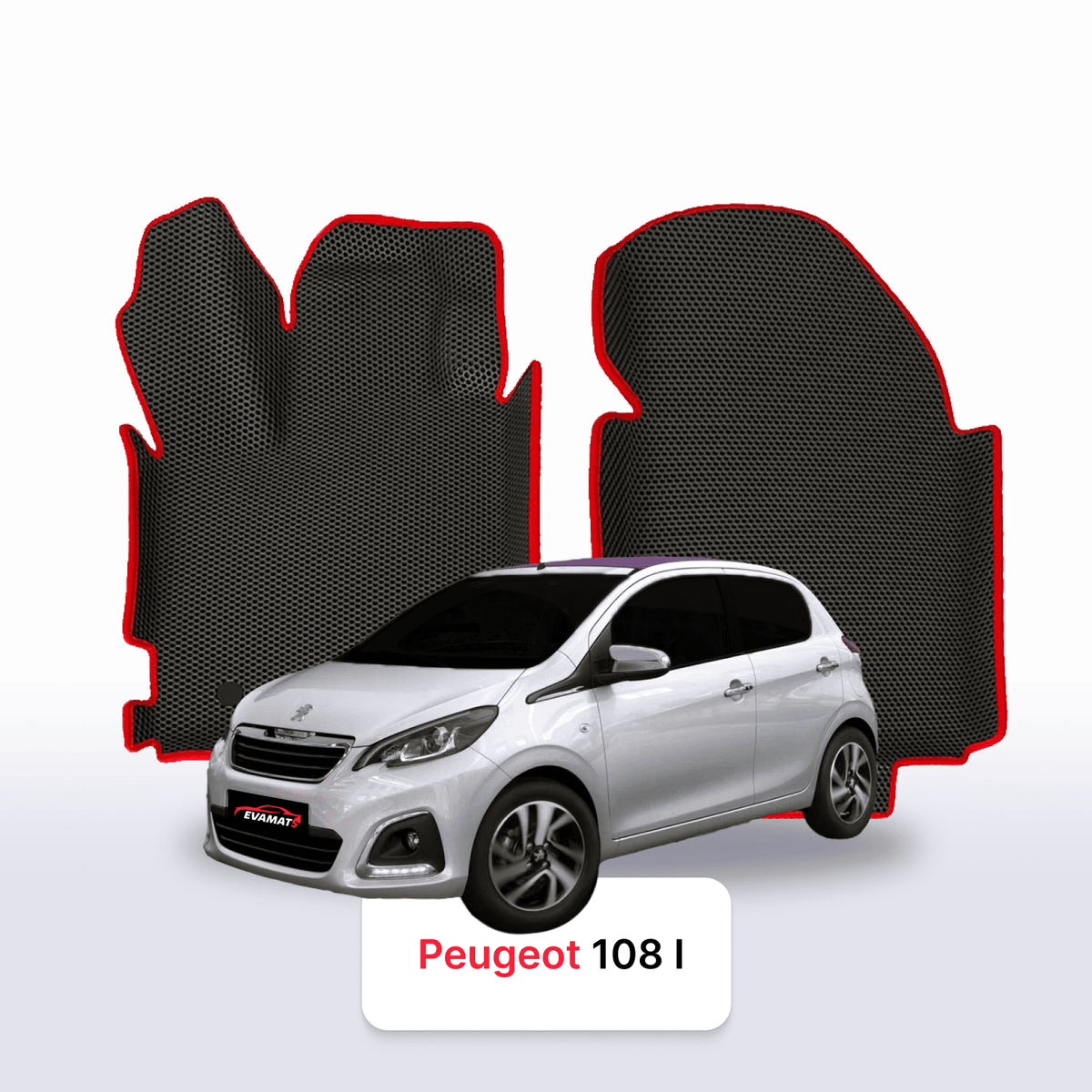Tappetini 3D EVA per Peugeot 108 1 gen 2014-2021 anni HATCHBACK 5 porte