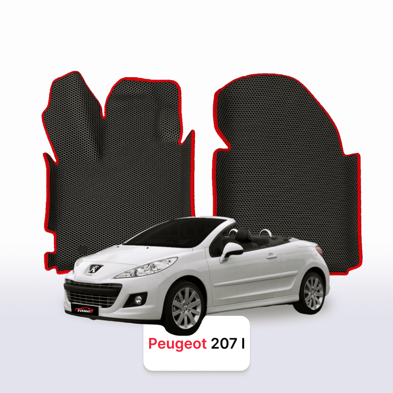Tappetini 3D EVA per Peugeot 207(MT) 1 gen 2006-2015 anni CABRIO