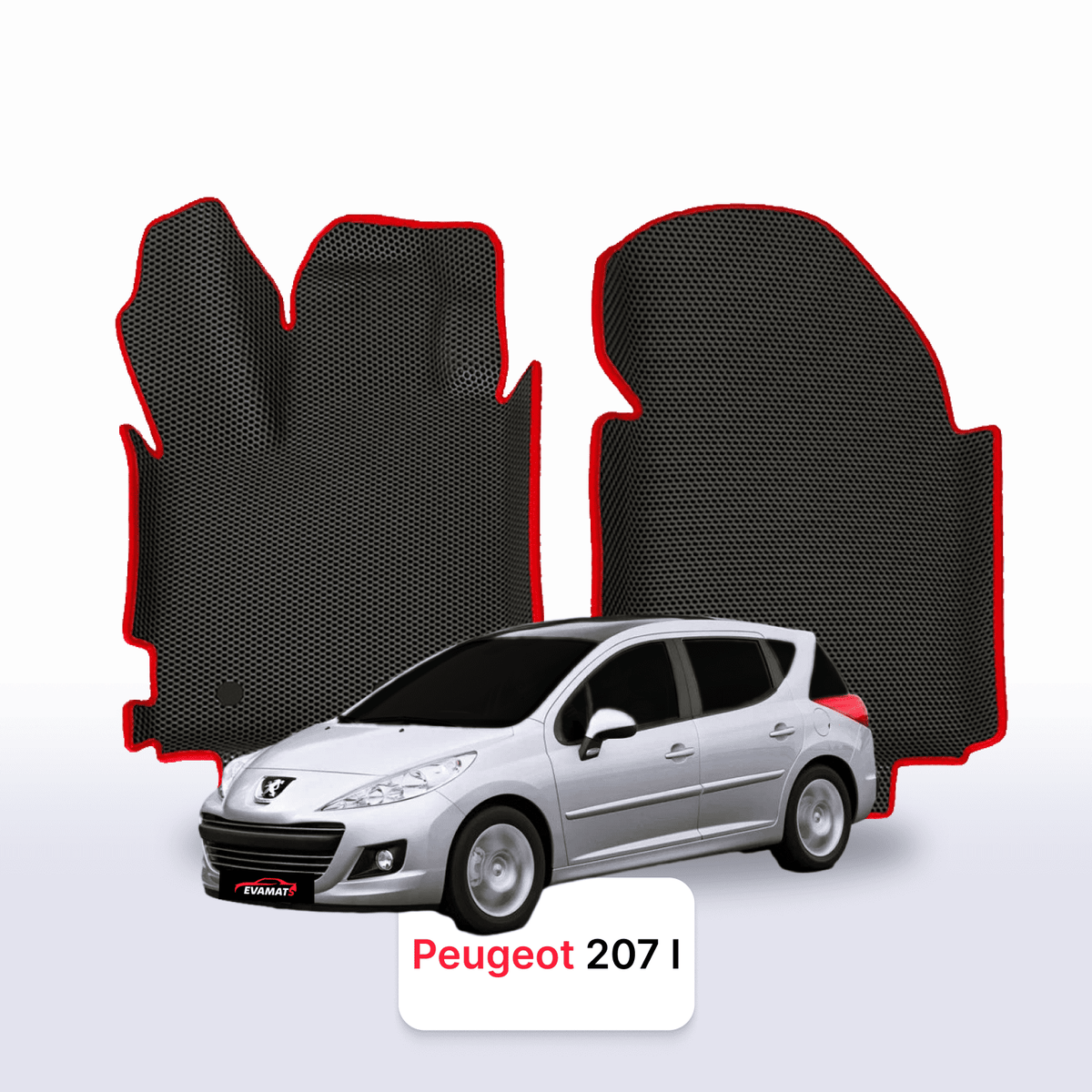 Tappetini 3D EVA per Peugeot 207(MT) 1 gen 2006-2015 anni STATION WAGON