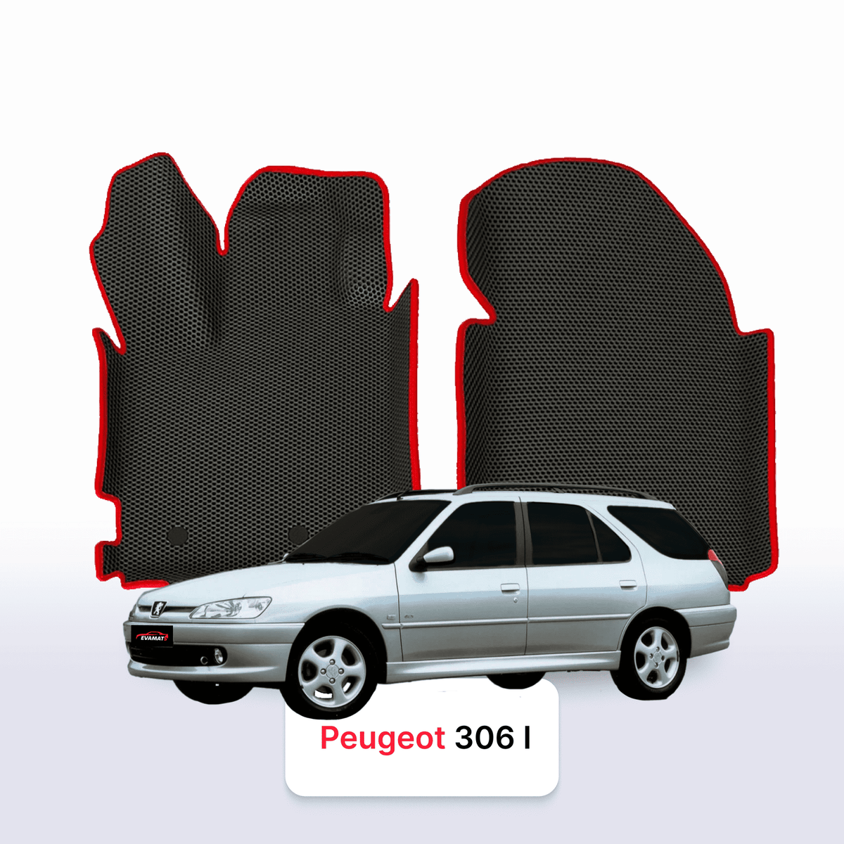 Tappetini 3D EVA per Peugeot 306(MT) 1 gen 1993-2002 anni STATION WAGON