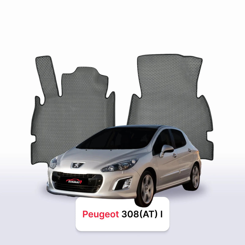 Tappetini 3D EVA per Peugeot 308(AT) 1 gen 2007-2015 anni HATCHBACK 5 porte
