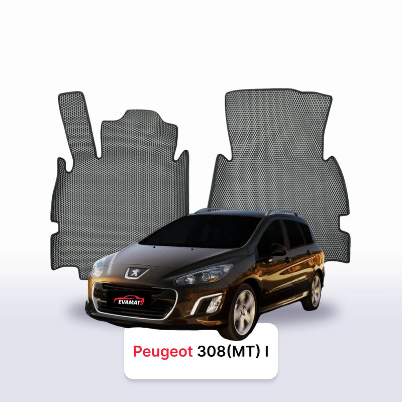 Tappetini 3D EVA per Peugeot 308(MT) 1 gen 2007-2013 anni STATION WAGON