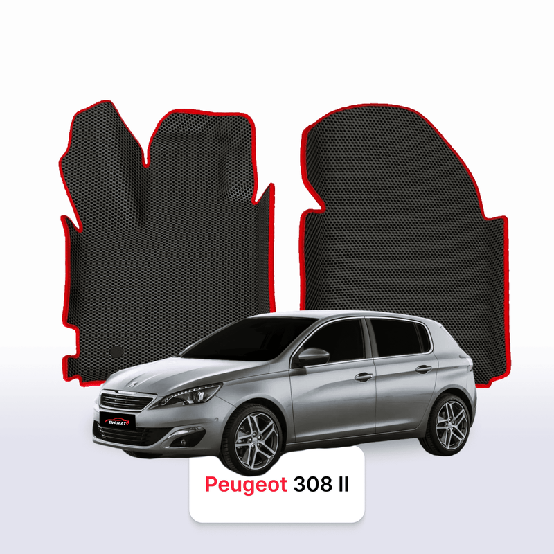 Tappetini 3D EVA per Peugeot 308(MT) 2 gen 2013-2021 anni HATCHBACK 5 porte