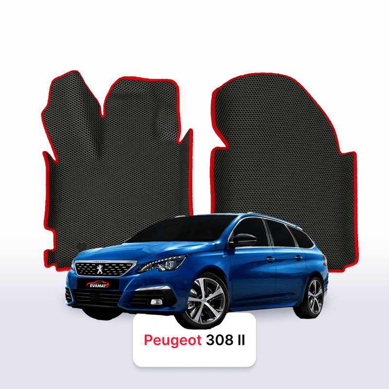 Tappetini 3D EVA per Peugeot 308(MT) 2 gen 2013-2021 anni STATION WAGON