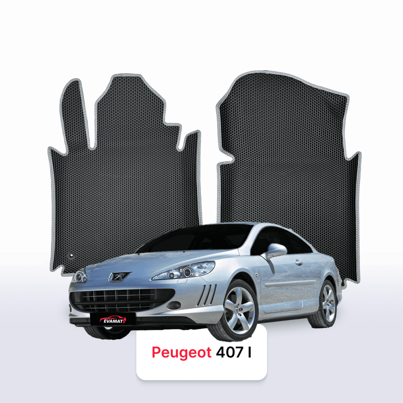 Tappetini 3D EVA per Peugeot 407(MT) 1 gen 2004-2011 anni COUPÉ