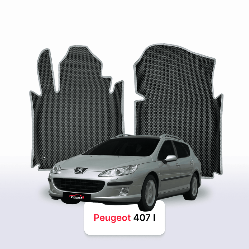 Tappetini 3D EVA per Peugeot 407(MT) 1 gen 2004-2011 anni STATION WAGON