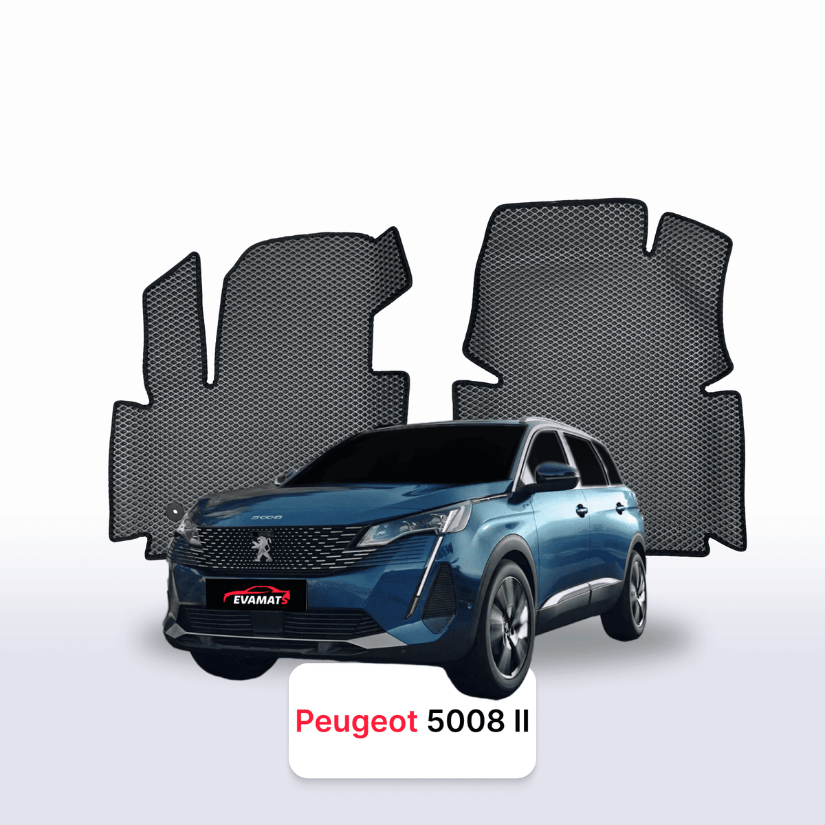 Tappetini 3D EVA per Peugeot 5008(AT) 2 gen 2017-2024 anni SUV