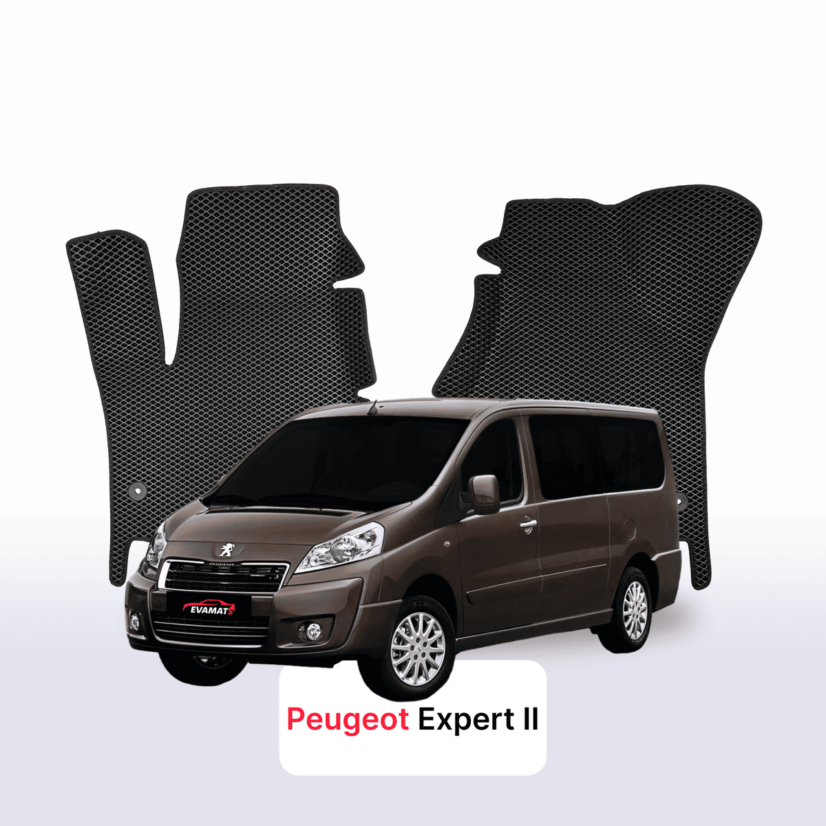 Tappetini 3D EVA per Peugeot Expert(MT) 2 gen 2006-2016 anni MONOVOLUME LUNGA