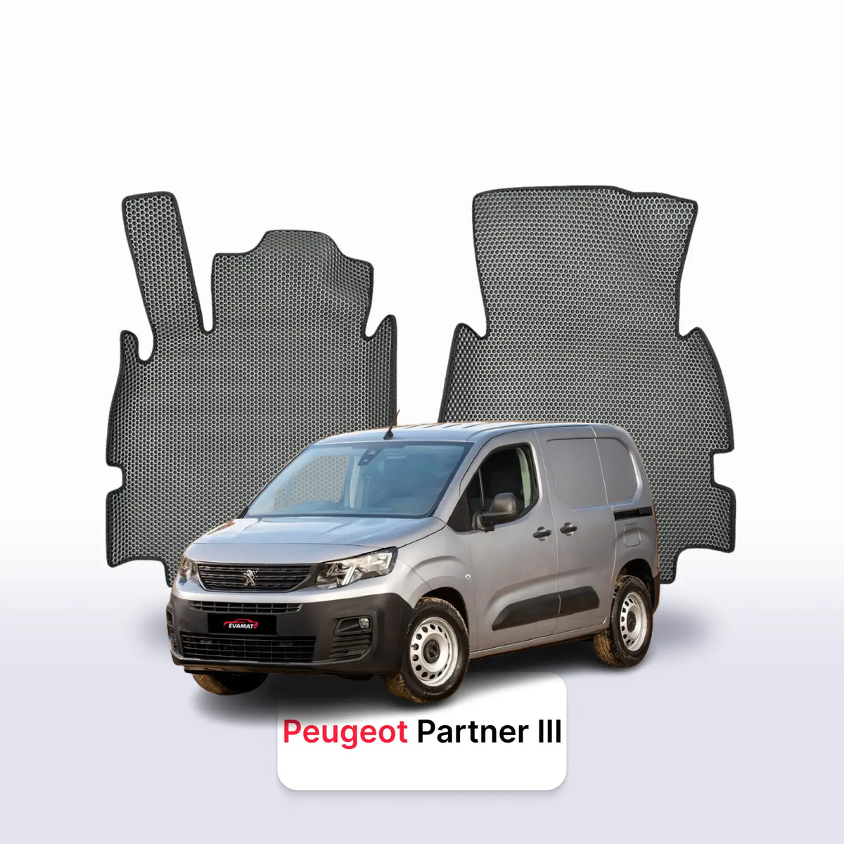 Tappetini 3D EVA per Peugeot Partner 3 gen 2018-2026 anni FURGONE