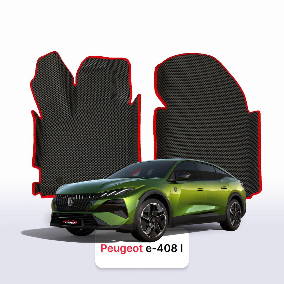 Tappetini 3D EVA per Peugeot e-408 1 gen 2024-2028 anni FASTBACK