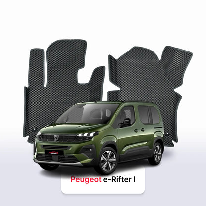 Tappetini 3D EVA per Peugeot e-Rifter 1 gen 2018-2026 anni MONOVOLUME