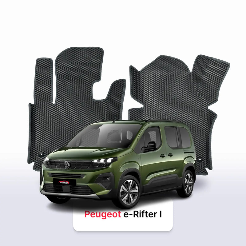 Tappetini 3D EVA per Peugeot e-Rifter 1 gen 2018-2026 anni MONOVOLUME