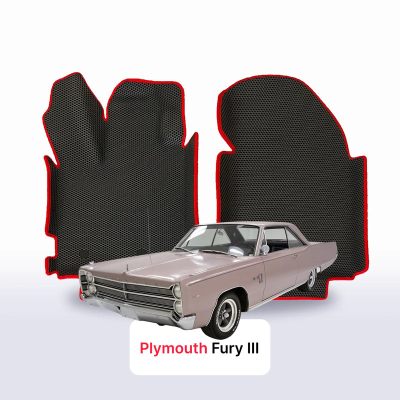 Tappetini 3D EVA per Plymouth Fury 3 gen 1967-1968 anni SPORT COUPÉ
