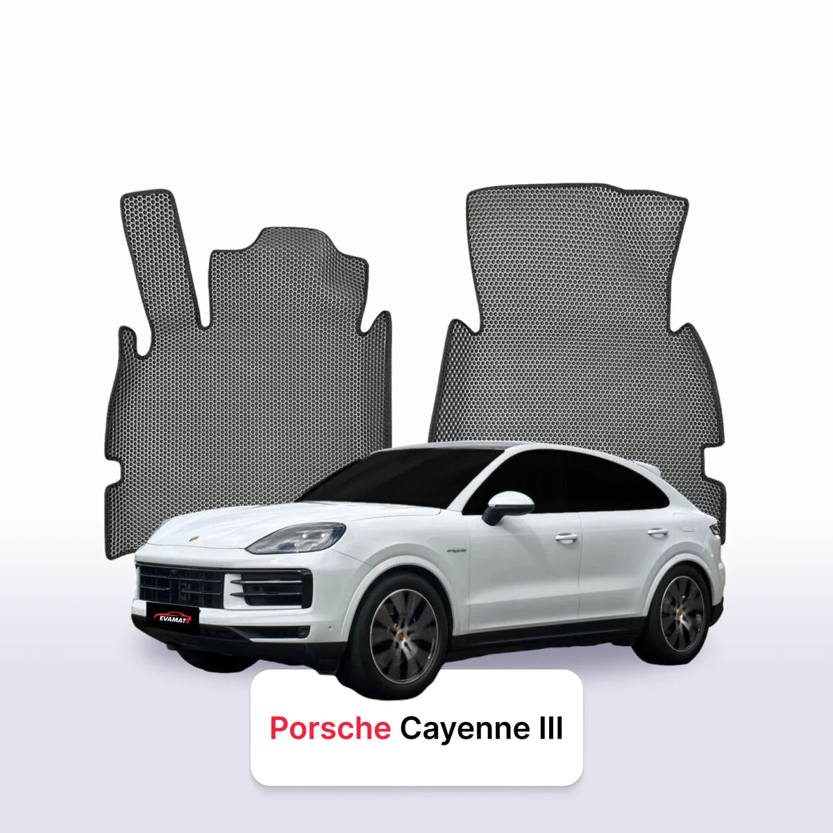 Tappetini 3D EVA per Porsche Cayenne 3 gen 2017-2026 anni SUV COUPÉ