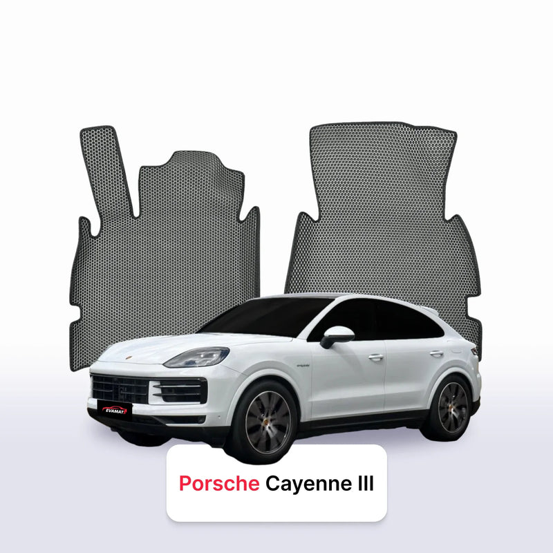 Tappetini 3D EVA per Porsche Cayenne 3 gen 2017-2026 anni SUV COUPÉ